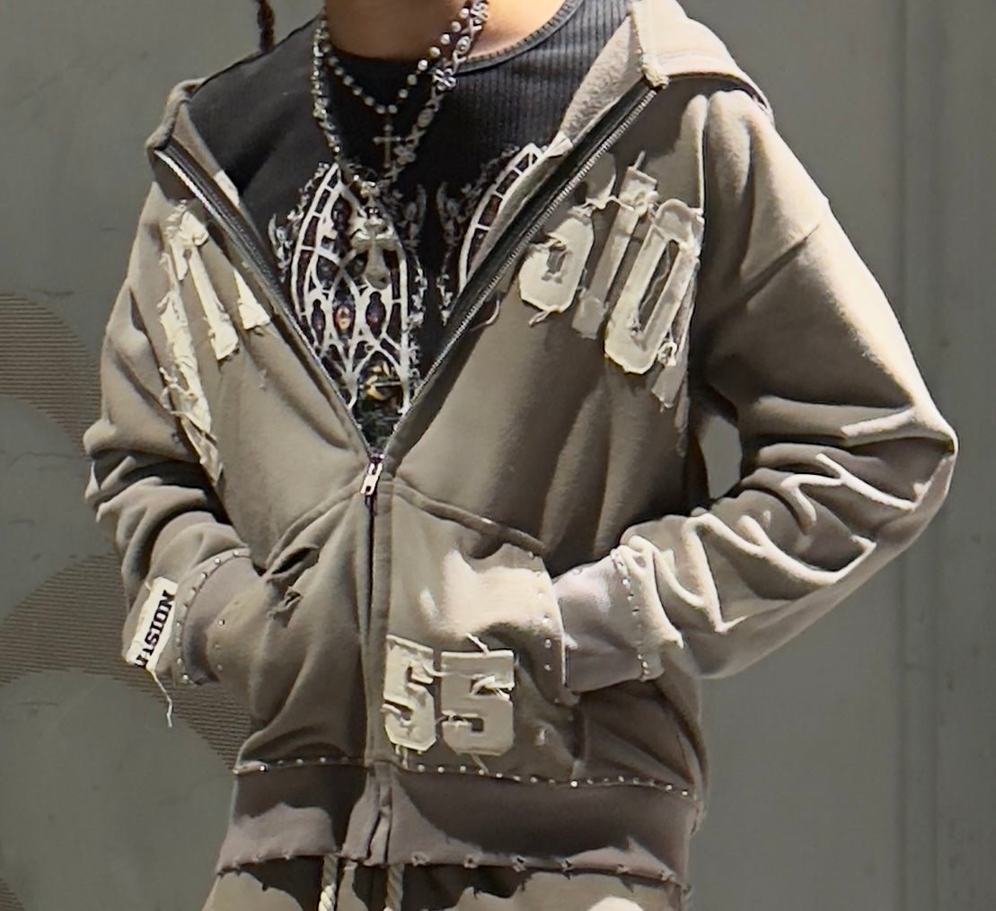 GRAY - MOTIVISION ZIP UP - MotivisionTM