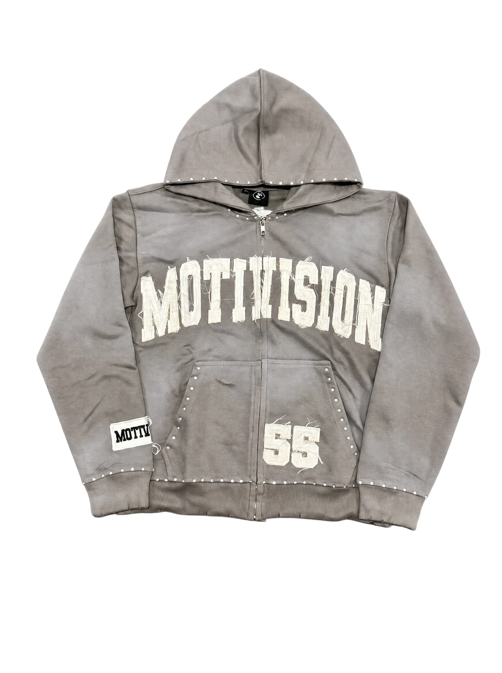 GRAY - MOTIVISION ZIP UP